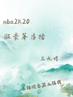 nba2k20版豪华存档