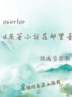 overlord原著小说在哪里看