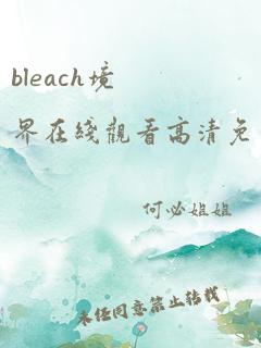 bleach境界在线观看高清免费