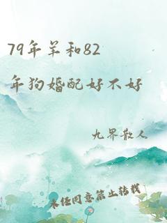 79年羊和82年狗婚配好不好