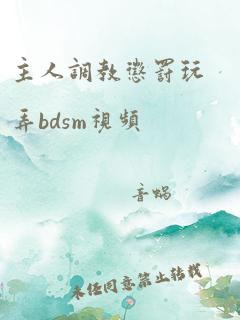 主人调教惩罚玩弄bdsm视频