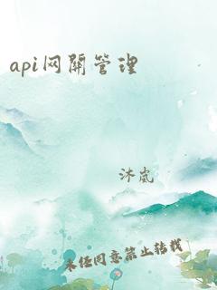 api网关管理