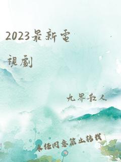 2023最新电视剧