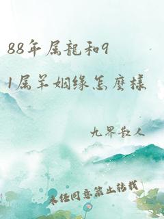 88年属龙和91属羊姻缘怎么样