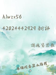 hlwzx5642024442929 翻译