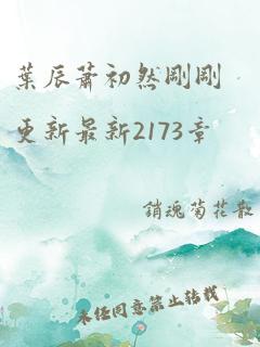 叶辰萧初然刚刚更新最新2173章