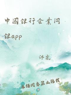 中国银行企业网银app