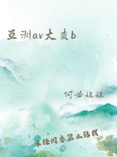 亚洲av大爽b