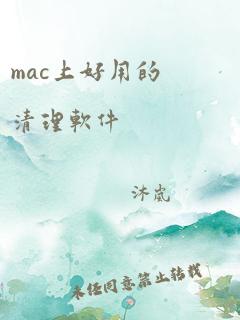 mac上好用的清理软件