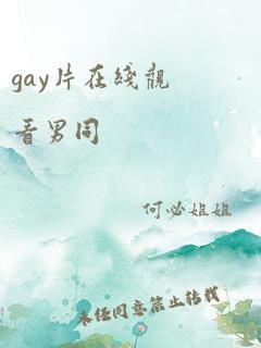 gay片在线观看男同