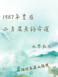 1987年农历二月属兔的命运