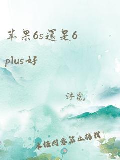 苹果6s还是6plus好