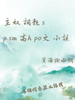 主奴 调教 sp sm 高h po文 小说