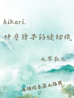 hikari,什么牌子的缝纫机