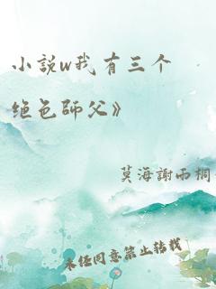 小说w我有三个绝色师父》