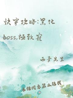 快穿攻略:黑化boss,极致宠