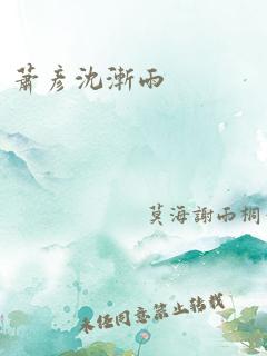 萧彦沈渐雨