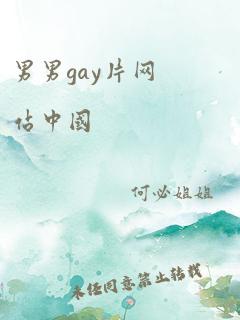 男男gay片网站中国