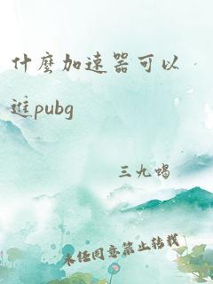 什么加速器可以进pubg