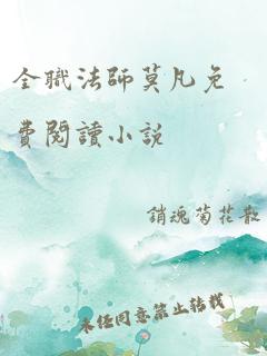 全职法师莫凡免费阅读小说