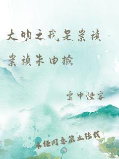 大明之我是崇祯崇祯朱由检