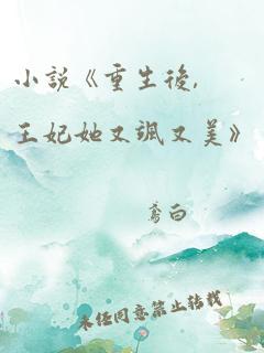 小说《重生后,王妃她又飒又美》