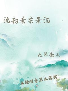 沈韵意宋景沉