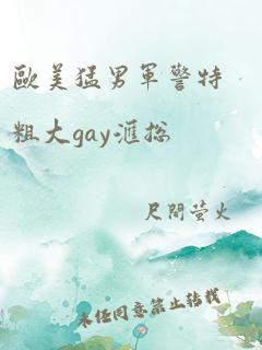 欧美猛男军警特粗大gay汇总