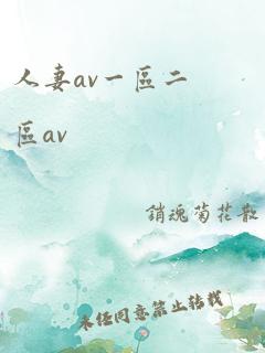 人妻av一区二区av