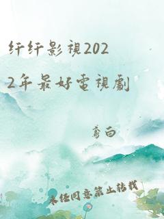 纤纤影视2022年最好电视剧