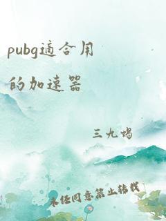 pubg适合用的加速器