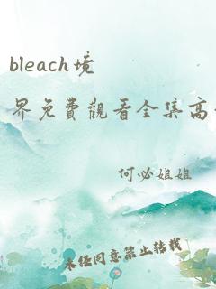 bleach境界免费观看全集高清