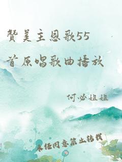 赞美主恩歌55首原唱歌曲播放