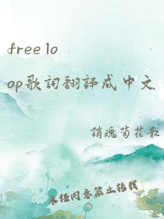 free loop歌词翻译成中文