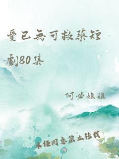 爱已无可救药短剧80集