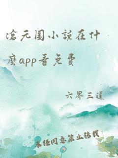 沧元图小说在什么app看免费