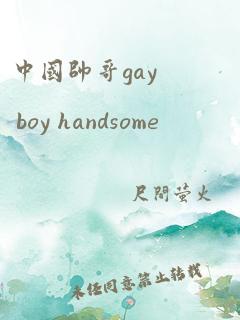 中国帅哥gay boy handsome