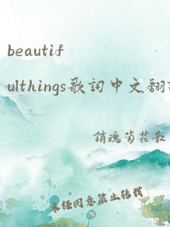 beautifulthings歌词中文翻译