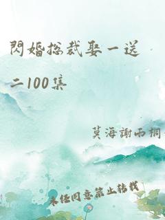 闪婚总裁娶一送二100集