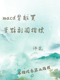 macd背离买卖点副图指标