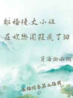 离婚后,大小姐在娱乐圈杀疯了30