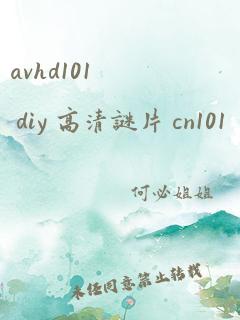 avhd101 diy 高清谜片 cn101