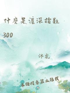 什么是沪深指数300