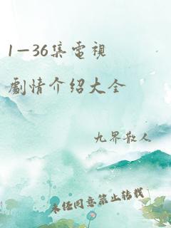 1—36集电视剧情介绍大全