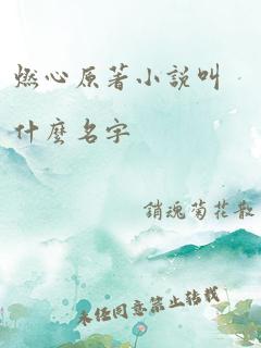 燃心原著小说叫什么名字