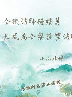 全职法师后续莫凡成为全系禁咒法师