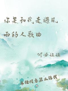 你是和我走过风雨的人歌曲