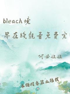 bleach境界在线观看免费完整版