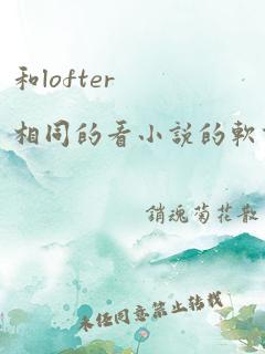 和lofter相同的看小说的软件