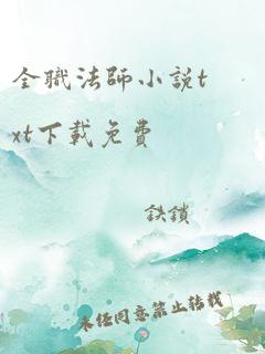 全职法师小说txt下载免费